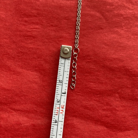 Evil Eye Silver Bracelet, double chain, 925 stamped, 2 eyes with cubic zirconia - Picture 8 of 8